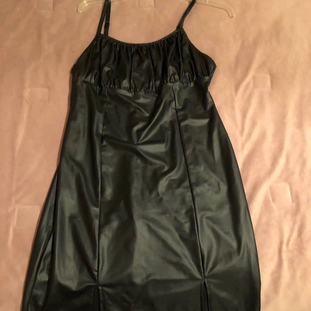 Black skin dress
